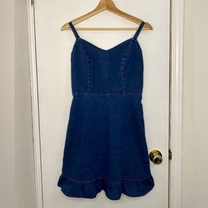 🍃Old Navy 🍃Faux Denim 100% Cotton Dress